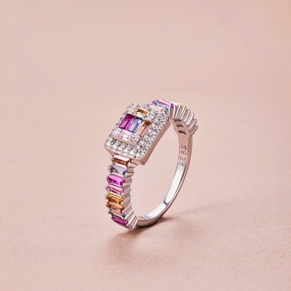 925 Sterling Silver Cubic Zirconia Ring