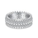 925 Sterling Silver 5A Cubic Zirconia Ring