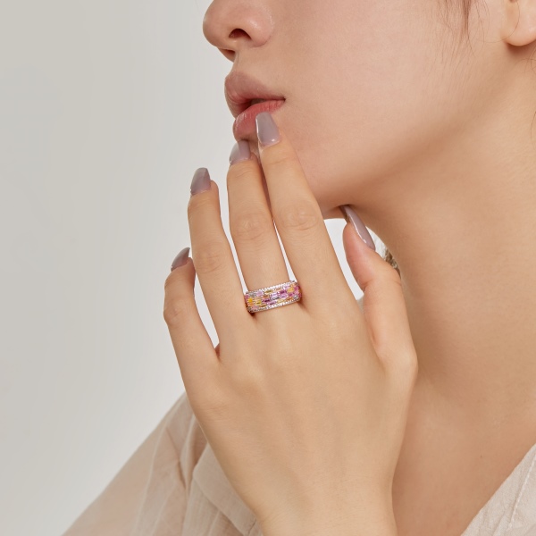925 Sterling Silver Cubic Zirconia Ring - Image 5