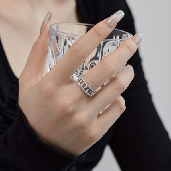 925 Sterling Silver Cubic Zirconia Ring