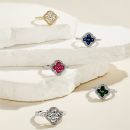 925 Sterling Silver 5A Cubic Zirconia Ring