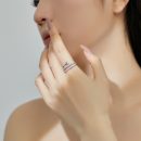 925 Sterling Silver White Cubic Zirconia Ring
