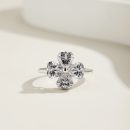 925 Sterling Silver Cubic Zirconia Heart Ring