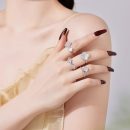 925 Sterling Silver White Cubic Zirconia Ring