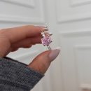 925 Sterling Silver 8A Cubic Zirconia Ring