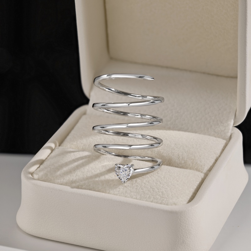 925 Sterling Silver Heart Ring - Image 2