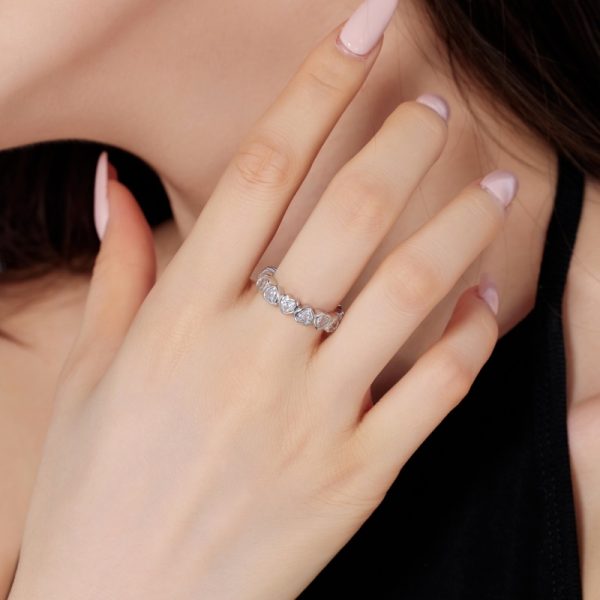 925 Sterling Silver Cubic Zirconia Ring