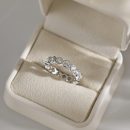 925 Sterling Silver White Cubic Zirconia Ring