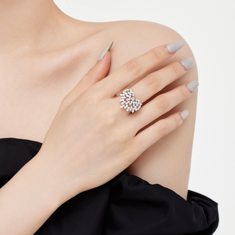 925 Sterling Silver Cubic Zirconia Ring - Image 2