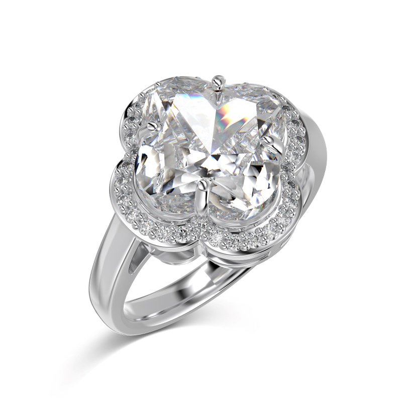 925 Sterling Silver Cubic Zirconia Ring - Image 2