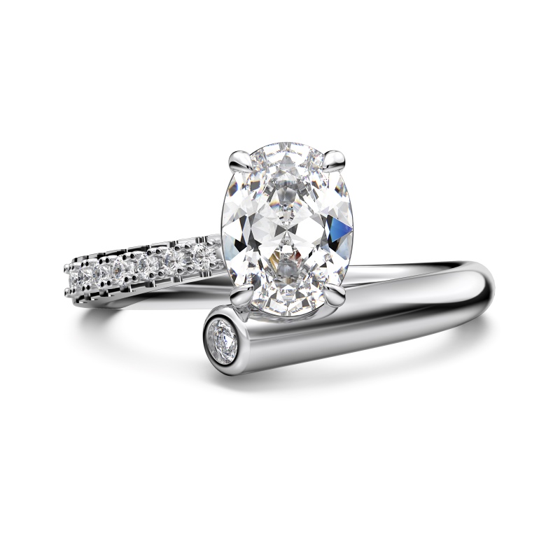 925 Sterling Silver 5A Cubic Zirconia Ring - Image 3