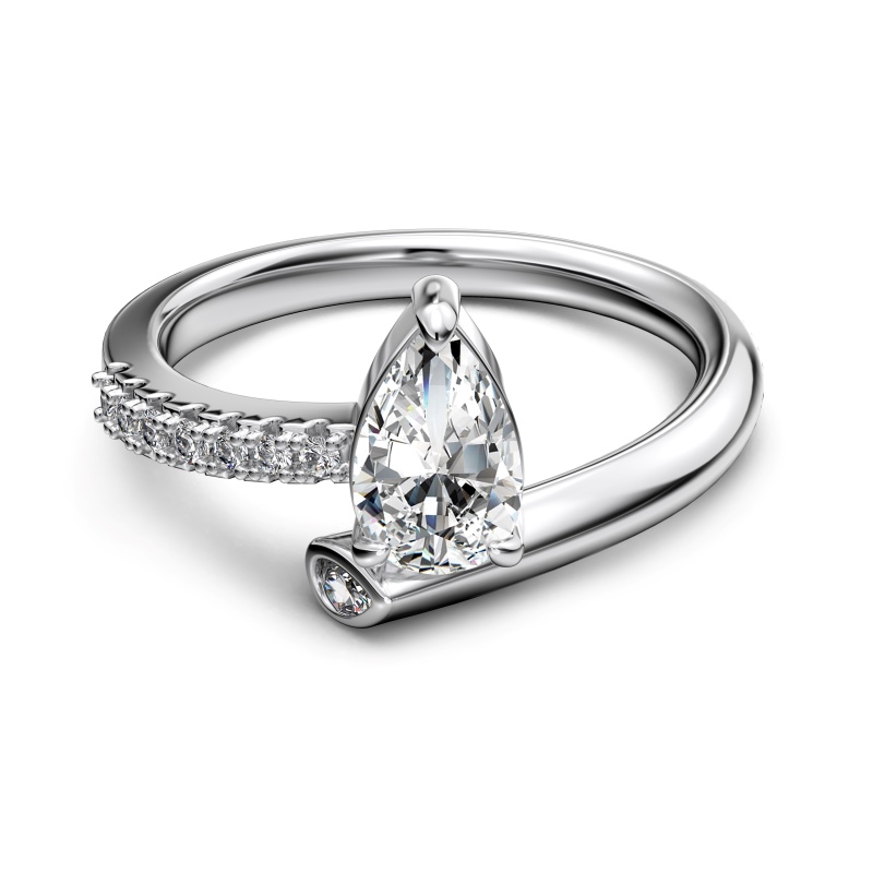 925 Sterling Silver 5A Cubic Zirconia Ring - Image 2