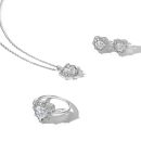 925 Sterling Silver Heart Shaped Ring