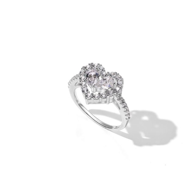 925 Sterling Silver White Cubic Zirconia Ring