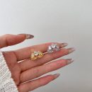 925 Sterling Silver 18K Gold Plated Cubic Zirconia Ring