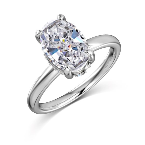 925 Sterling Silver Oval Ring
