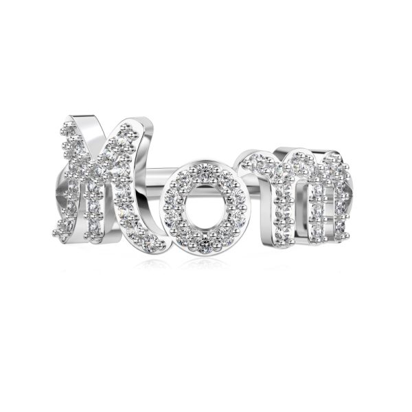 925 Sterling Silver White Cubic Zirconia Ring