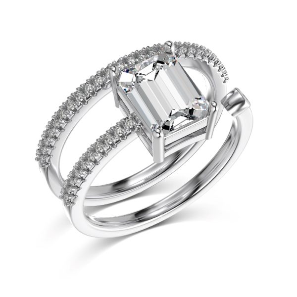 925 Sterling Silver Cubic Zirconia Ring