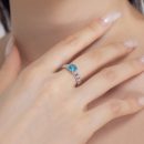 925 Sterling Silver 8A Cubic Zirconia Ring