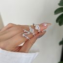 925 Sterling Silver White Cubic Zirconia Ring