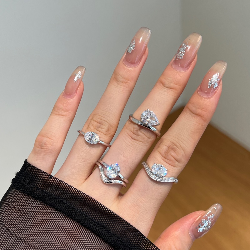 925 Sterling Silver Cubic Zirconia Ring - Image 2