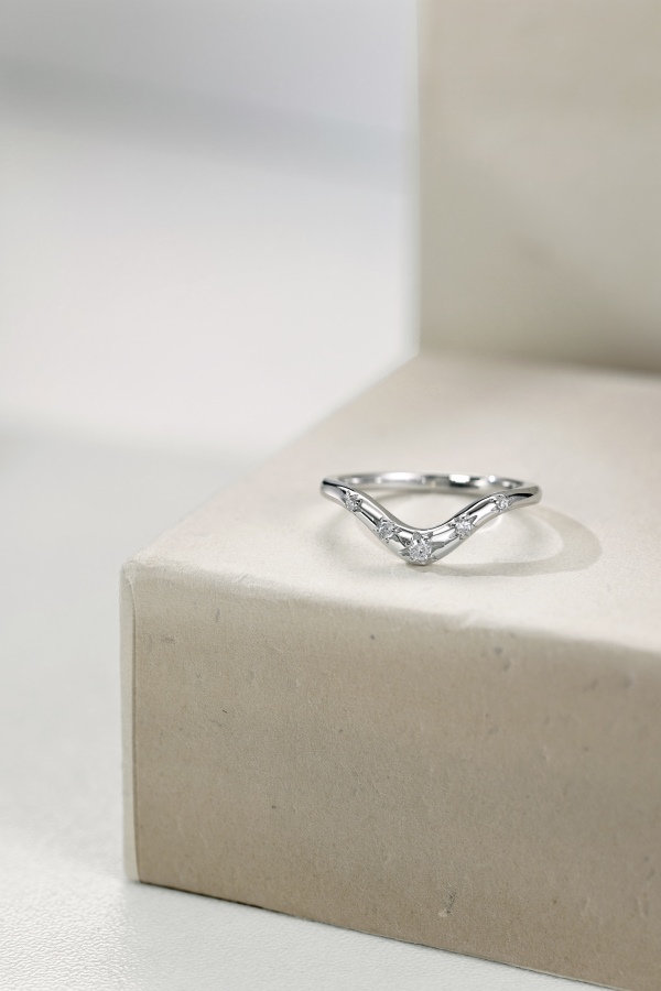 925 Sterling Silver Cubic Zirconia Ring - Image 5