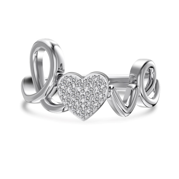 Sterling Silver 925 Ring Small - US Size 9 (19.0 mm)