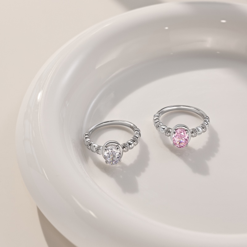 925 Sterling Silver 5A Cubic Zirconia Ring