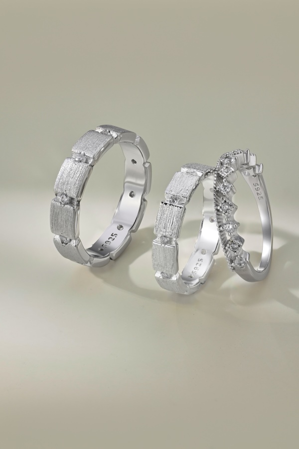 925 Sterling Silver Cubic Zirconia Ring - Image 4