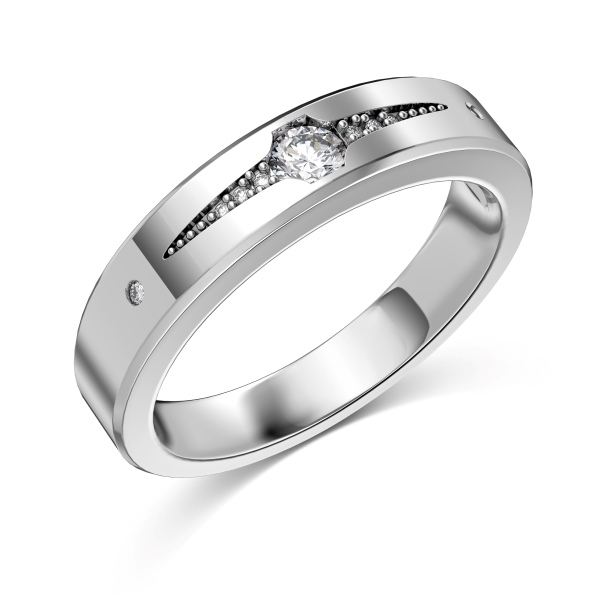 Sterling Silver 925 Ring Small - US Size 9 (19.0 mm)