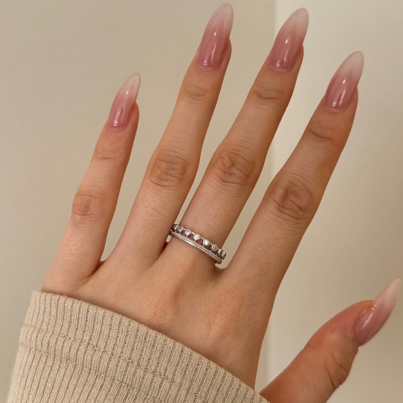 925 Sterling Silver 5A Cubic Zirconia Ring - Image 2