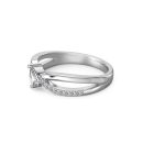 925 Sterling Silver 5A Cubic Zirconia Ring