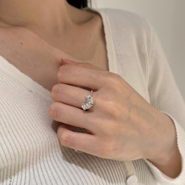 925 Sterling Silver Cubic Zirconia Ring - Image 5