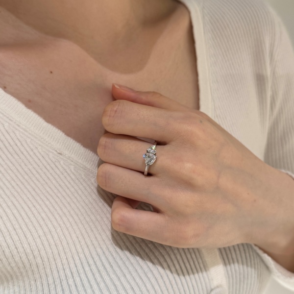 925 Sterling Silver Cubic Zirconia Ring - Image 4