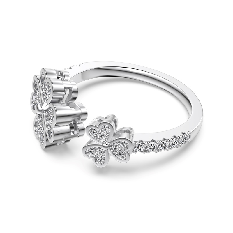 925 Sterling Silver Cubic Zirconia Ring - Image 3