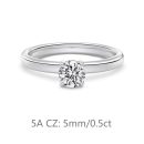 925 Sterling Silver Cubic Zirconia Ring