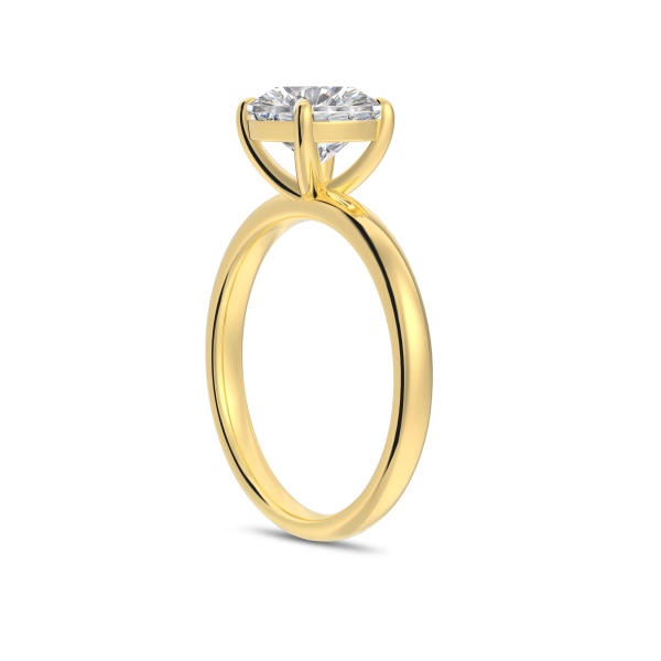 925 Sterling Silver 14K Gold Plated Cubic Zirconia Ring - Image 5