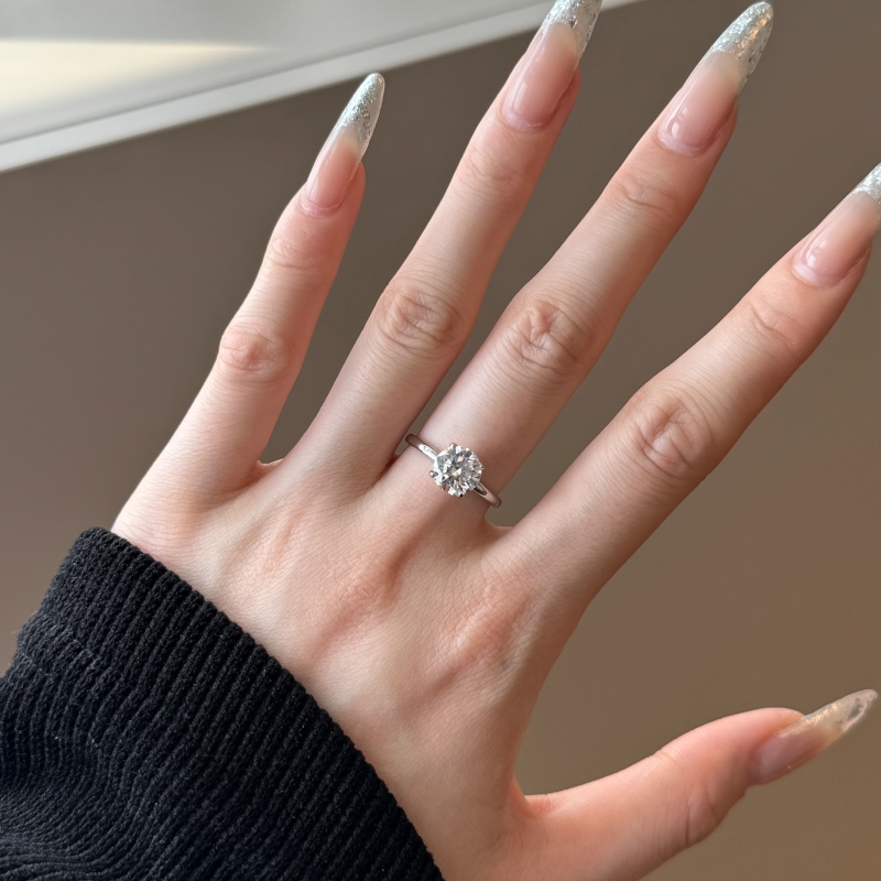 925 Sterling Silver Cubic Zirconia Ring - Image 3