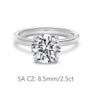 925 Sterling Silver Cubic Zirconia Ring