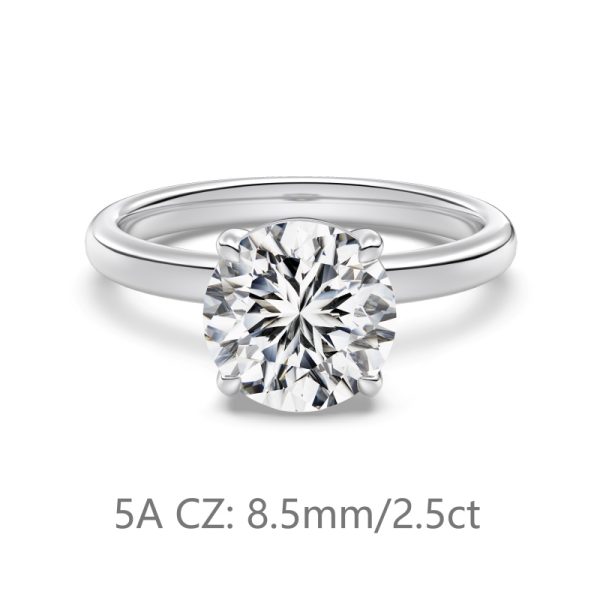 925 Sterling Silver Cubic Zirconia Ring