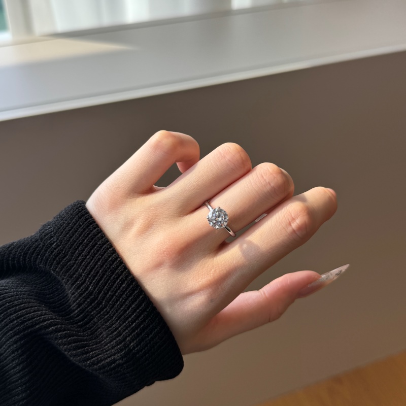 925 Sterling Silver Cubic Zirconia Ring - Image 3