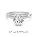 925 Sterling Silver Cubic Zirconia Ring
