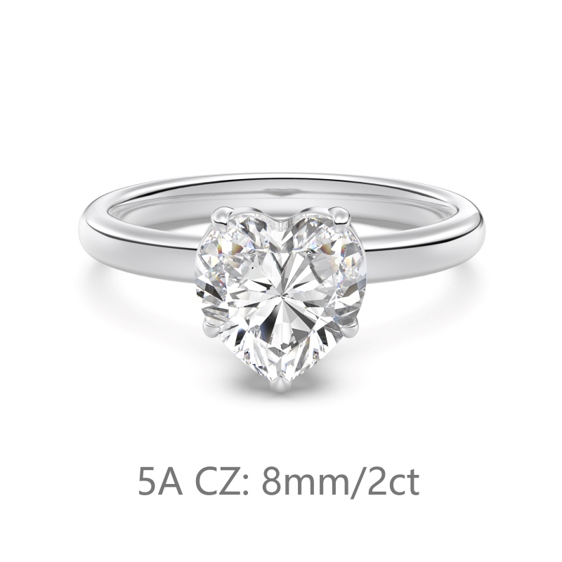 925 Sterling Silver Cubic Zirconia Ring