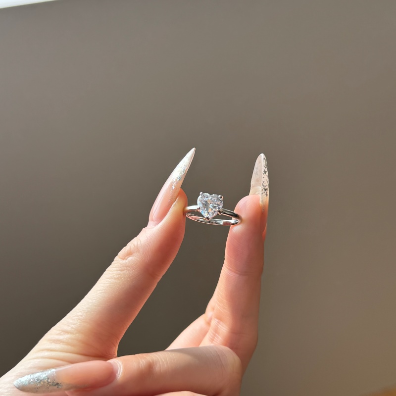 925 Sterling Silver Cubic Zirconia Ring - Image 2