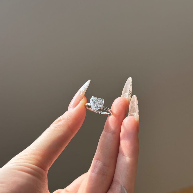 925 Sterling Silver Cubic Zirconia Ring - Image 2