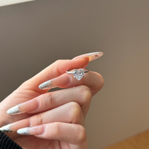 925 Sterling Silver Cubic Zirconia Ring - Image 5