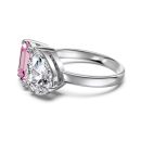 Cubic Zirconia Pear Cut Ring