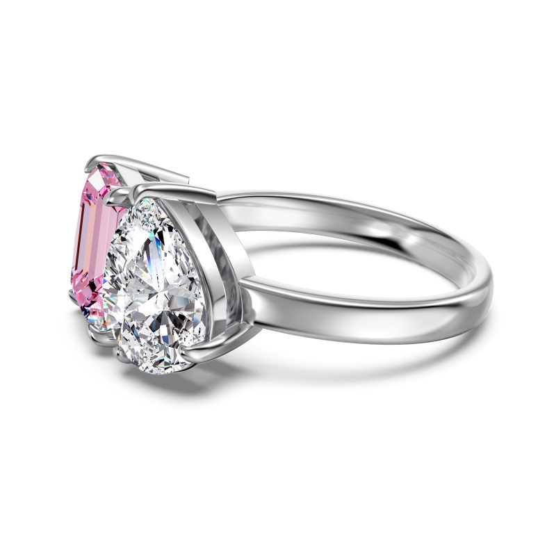 Cubic Zirconia Pear Cut Ring