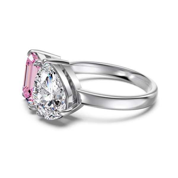 Cubic Zirconia Pear Cut Ring - Image 4