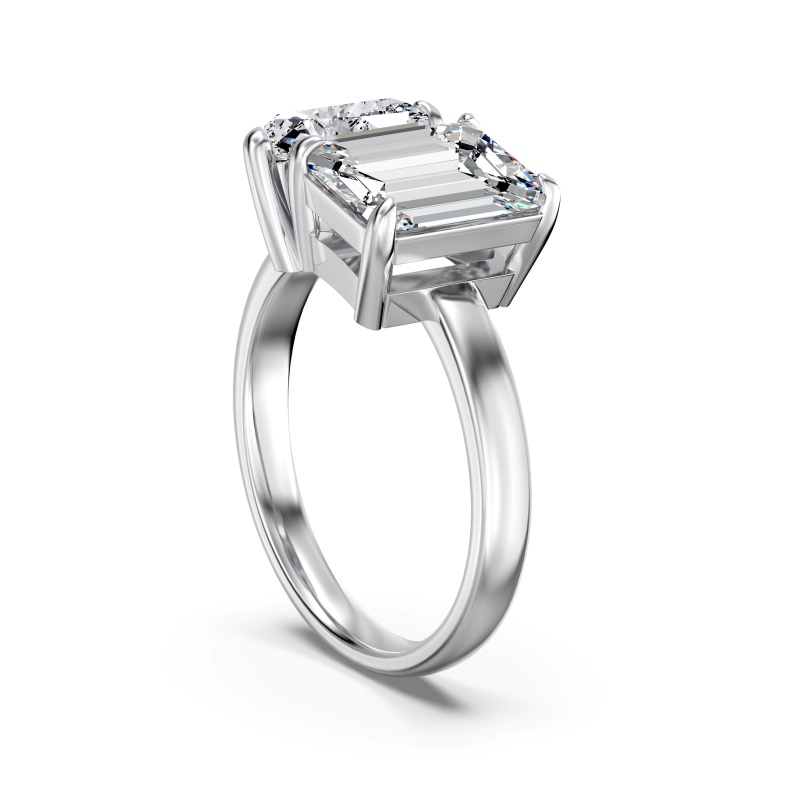 Cubic Zirconia Pear Cut Ring